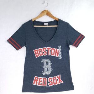 Boston Red Sox Women's Short Sleeve Tee - Navy